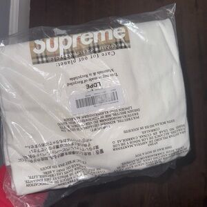 Supreme White Short Sleeve Tee